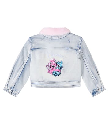 X Disney® Jeansjacke mit Kristallen | Monnalisa