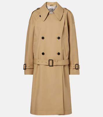 Cotton satin trench coat | Acne Studios