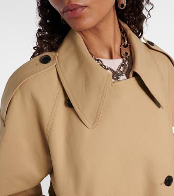 Cotton satin trench coat | Acne Studios