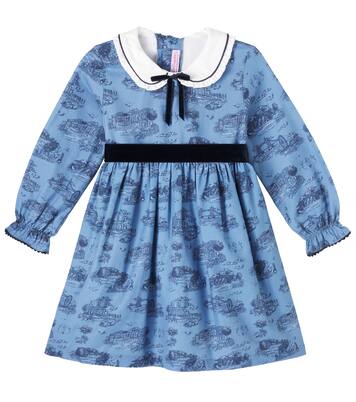 Abito Helena in cotone con stampa | La Coqueta