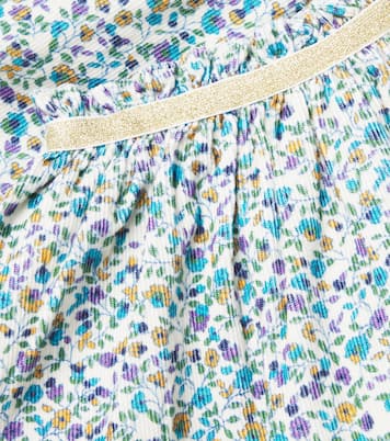 Gonna Cephee in velluto di cotone con stampa | Louise Misha