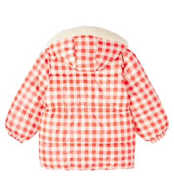 Gingham puffer jacket | Mini Rodini