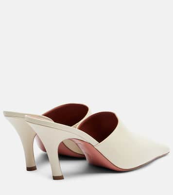Jamie 80 leather mules | Amina Muaddi