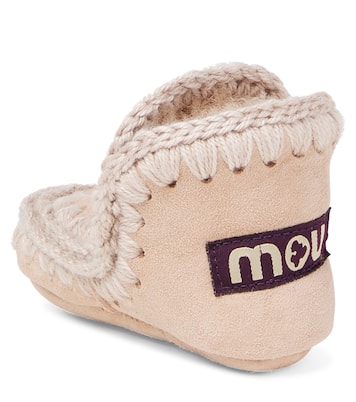 Shearling-lined suede boots | Mou Kids