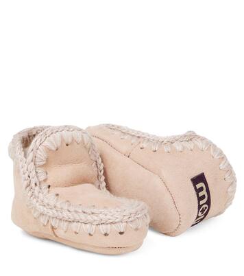 Shearling-lined suede boots | Mou Kids
