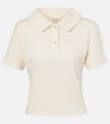 Jasna silk polo shirt | Khaite