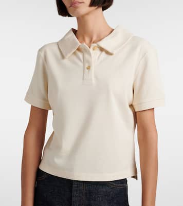 Jasna silk polo shirt | Khaite