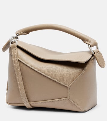Puzzle Edge Mini leather tote bag | Loewe
