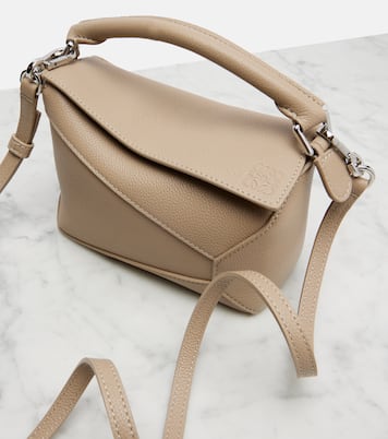 Puzzle Edge Mini leather tote bag | Loewe