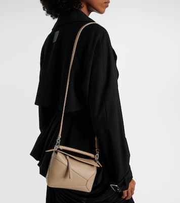 Puzzle Edge Mini leather tote bag | Loewe