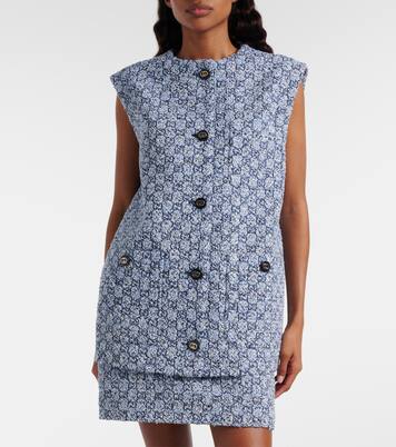GG tweed vest | Gucci