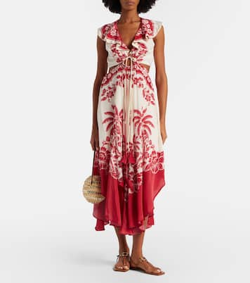 Guanacaste Sand printed midi dress | Farm Rio