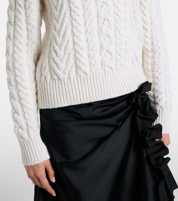 Pullover in lana e cashmere con decorazioni | McQueen