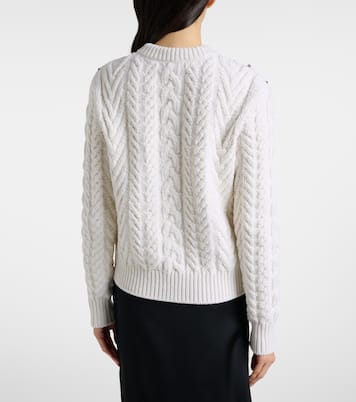 Pullover in lana e cashmere con decorazioni | McQueen