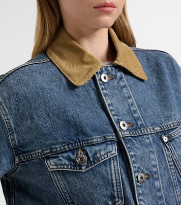 Jeansjacke mit Cord | JW Anderson