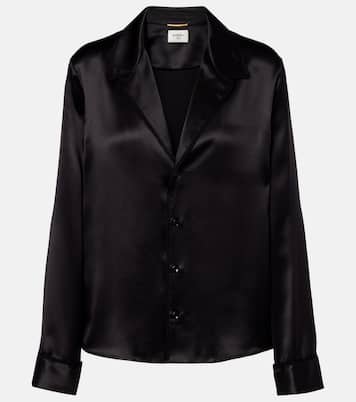 Silk satin shirt | Saint Laurent