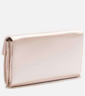 Efflorescence embellished satin clutch | Roger Vivier