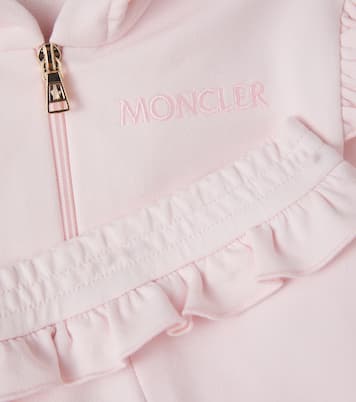 Baby fleece hoodie and sweatpants set | Moncler Enfant
