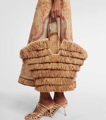 Tote Bag Goldentime Medium aus Raffiabast | Zimmermann