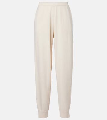 Pantalon de survêtement en laine et cachemire | Jardin des Orangers