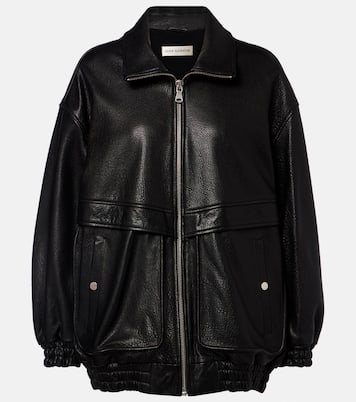 Beck leather bomber jacket | Nour Hammour