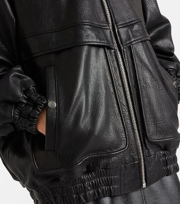 Beck leather bomber jacket | Nour Hammour
