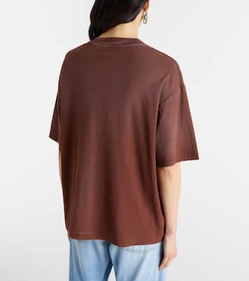T-shirt en coton et chanvre à logo | Acne Studios