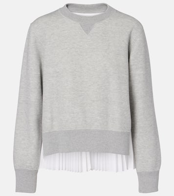 Cotton-blend sweatshirt | Sacai