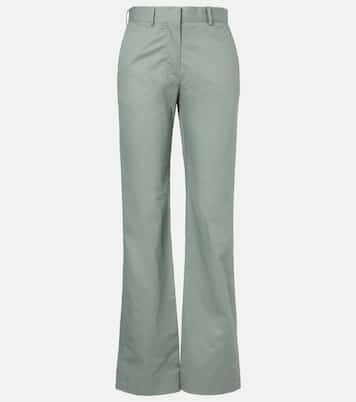 Cotton twill wide-leg pants | Acne Studios