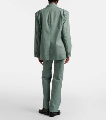 Cotton twill wide-leg pants | Acne Studios