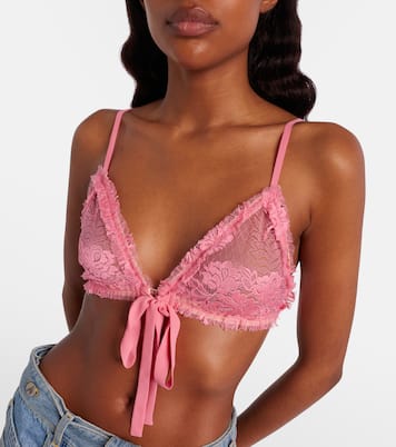 Lace bra top | The Attico