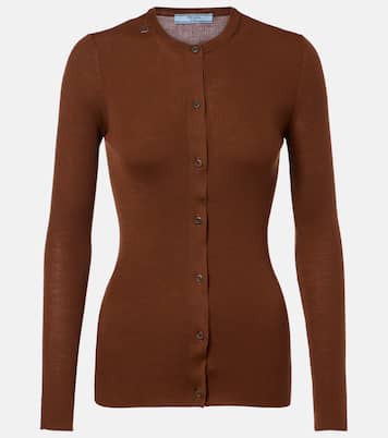 Cardigan in lana vergine | Prada