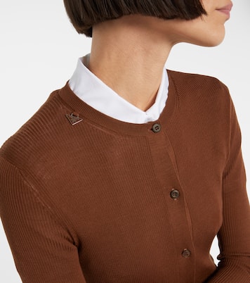 Cardigan in lana vergine | Prada