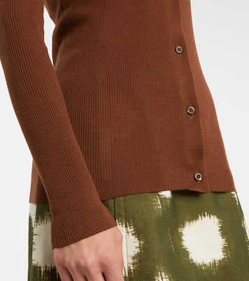 Cardigan in lana vergine | Prada