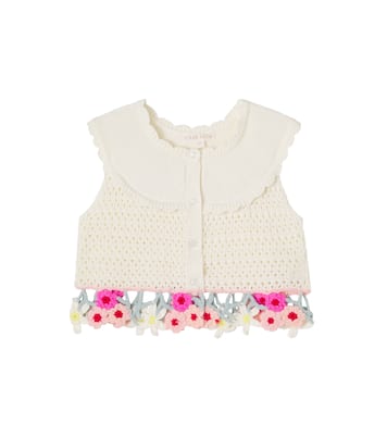Bestickte Weste Elea aus einem Baumwollgemisch | Louise Misha