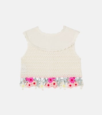 Bestickte Weste Elea aus einem Baumwollgemisch | Louise Misha
