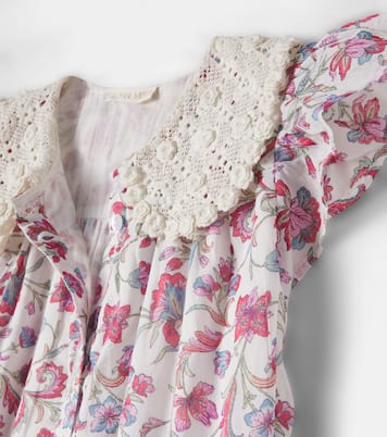 Vestido camisero Vaina de gasa de algodón | Louise Misha