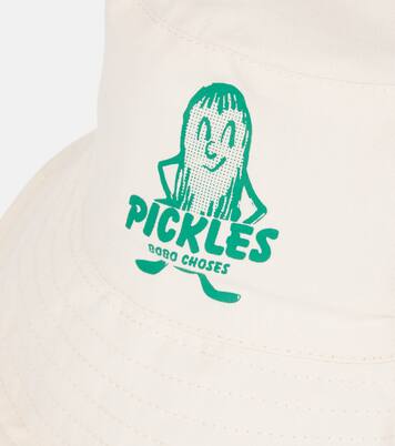 Bobo Choses Pickles reversible cotton bucket hat | Bobo Choses