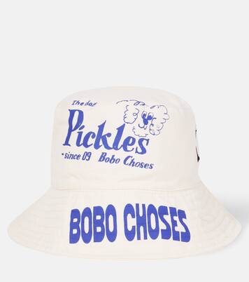 Bobo Choses Pickles reversible cotton bucket hat | Bobo Choses