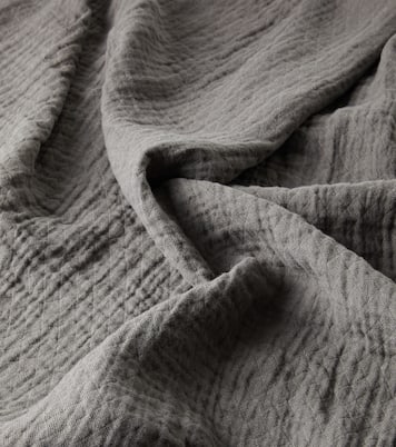 Tassel-detail linen blanket | Once Milano