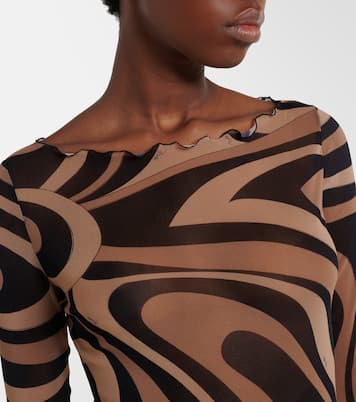 Marmo tulle maxi dress | Pucci