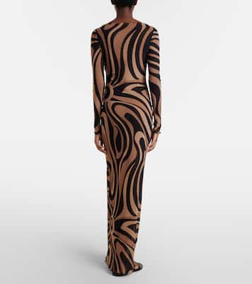 Marmo tulle maxi dress | Pucci