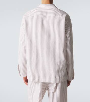 Havana striped linen and cotton shirt | Umit Benan