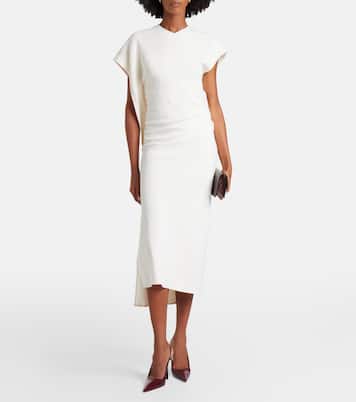 Midikleid Victoria aus Crêpe-Satin | Victoria Beckham