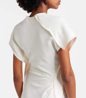 Midikleid Victoria aus Crêpe-Satin | Victoria Beckham