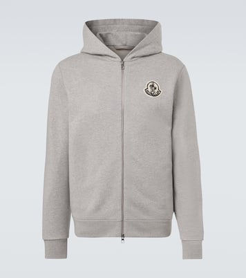 Sweat-shirt à capuche en coton à logo | Moncler