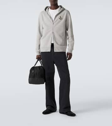 Sweat-shirt à capuche en coton à logo | Moncler