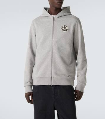 Sweat-shirt à capuche en coton à logo | Moncler