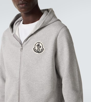 Sweat-shirt à capuche en coton à logo | Moncler