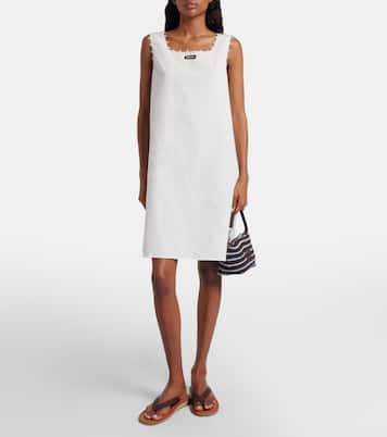 Striped crochet shoulder bag | Miu Miu